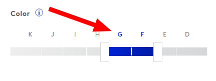 color range: G-F